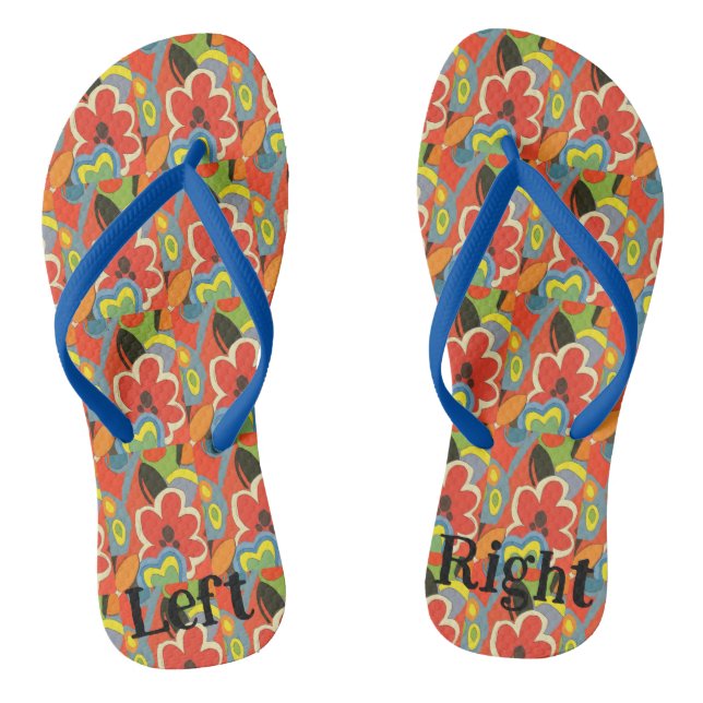 Chanclas Hojas hawaianas, estilo MAtisse (Plantilla)