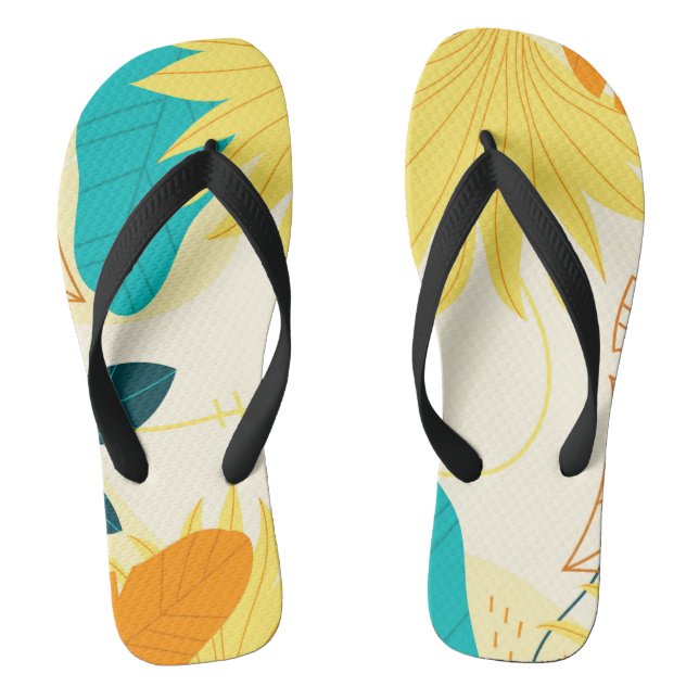 Chanclas Hojas tropicales (Plantilla)