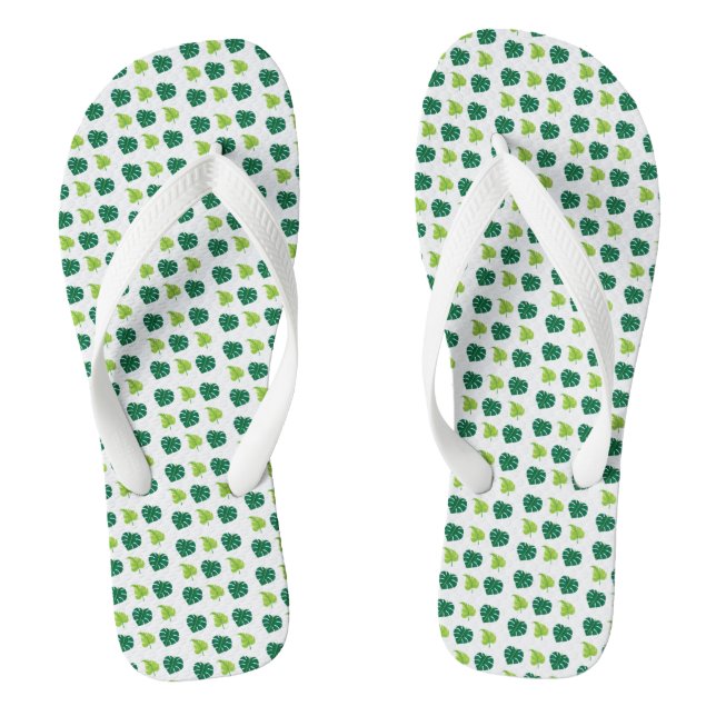 Chanclas Hojas verdes (Plantilla)