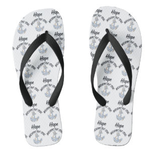 Chanclas Hope Anchors The Soul Biblia Cita Todo Unisex
