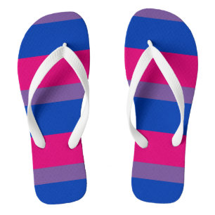 Chanclas HORIZONTAL RAYADO del ORGULLO BISEXUAL - 2014