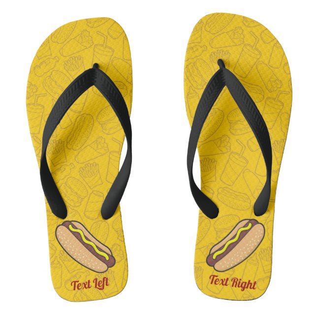 Chanclas Hotdog Flip Flops (Plantilla)