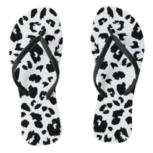 Chanclas huella de leopardo de personalizable