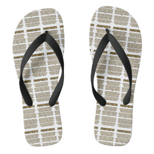 Chanclas Huellas en la Oración de la Arena para Todo Unisex