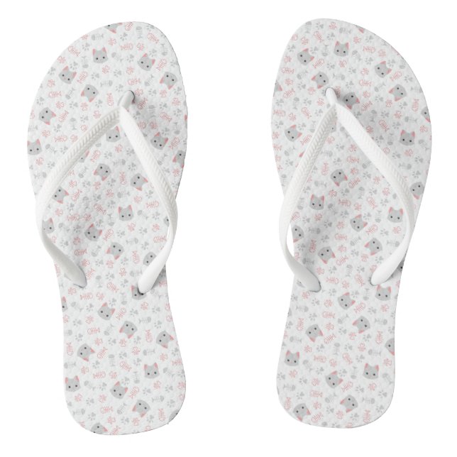 Chanclas Huesos de gato y pescado (Plantilla)
