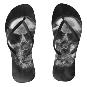 Chanclas Humo negro de cráneo