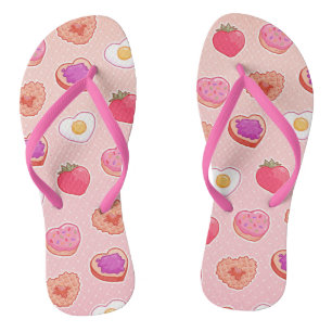 Chanclas I <3 Desayuno Flip Flops