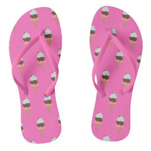 Chanclas Ice crema de conos divertidos