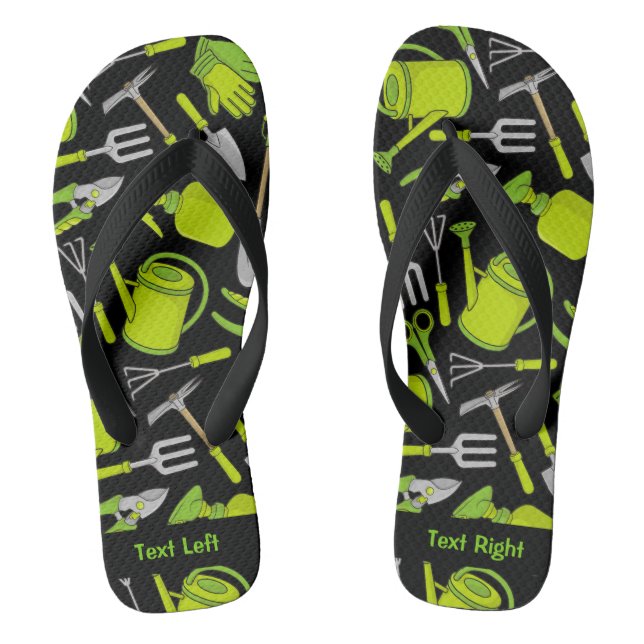 Chanclas Iconos de jardinería (Plantilla)