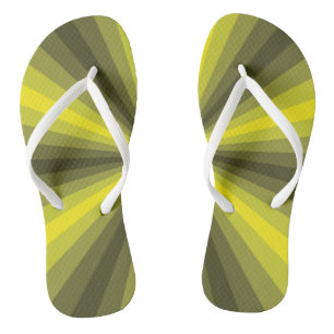 Chanclas Ilusión óptica Flip Flops amarillo
