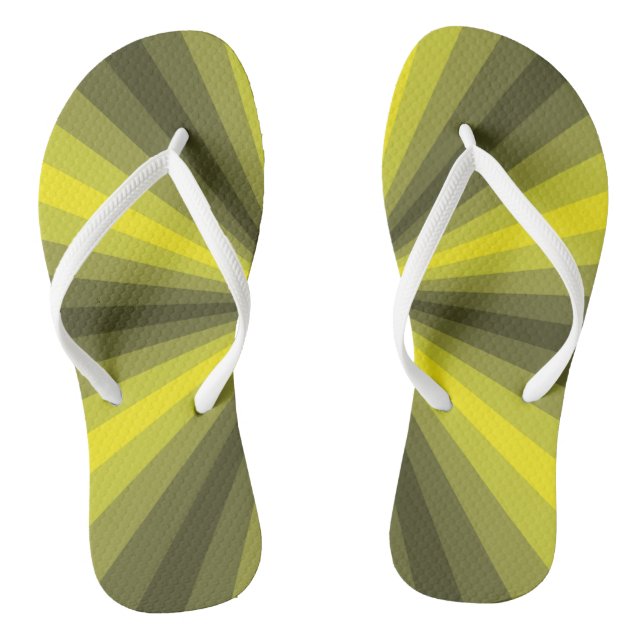 Chanclas Ilusión óptica Flip Flops amarillo (Plantilla)