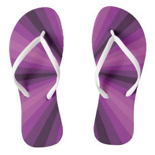 Chanclas Ilusión óptica Flip Flops púrpura