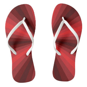 Chanclas Ilusión óptica Flip Flops Rojo
