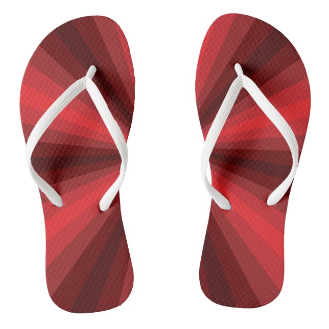 Chanclas Ilusión óptica Flip Flops Rojo (Plantilla)