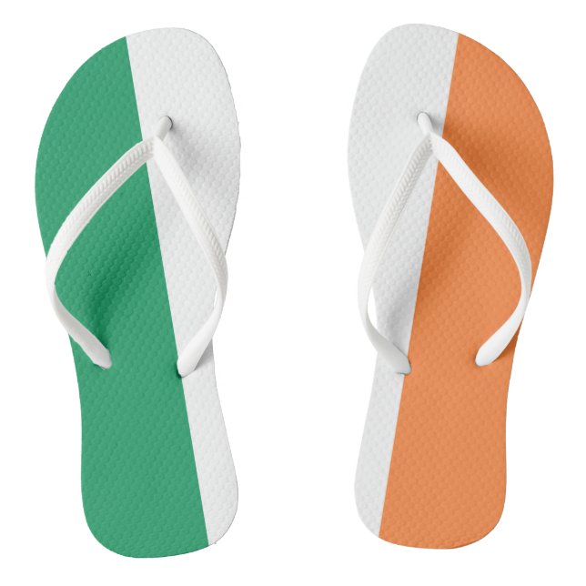 Chanclas Impacto de la bandera irlandesa (Plantilla)