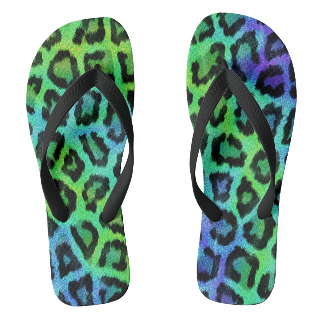 Chanclas Impresión de leopardo (Plantilla)