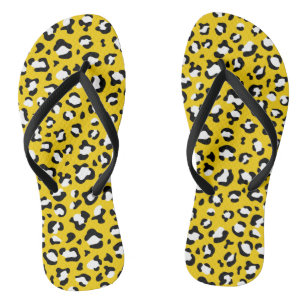 Chanclas Impresión de leopardo, puntos de leopardo, leopard