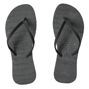 Chanclas Impresión de textura de ligador negro