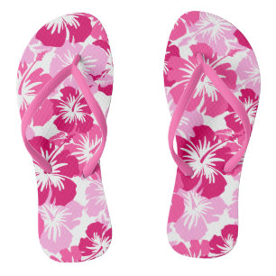 Chanclas Impresión Epic Hibiscus Hawaiian Floral Aloha Shir