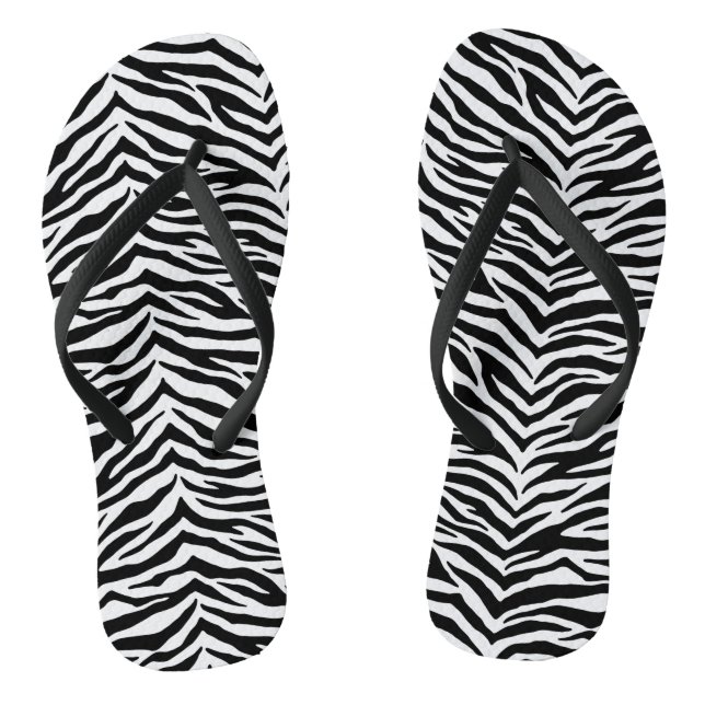 Chanclas Impresión Flip Flops-Zebra para adultos (Plantilla)
