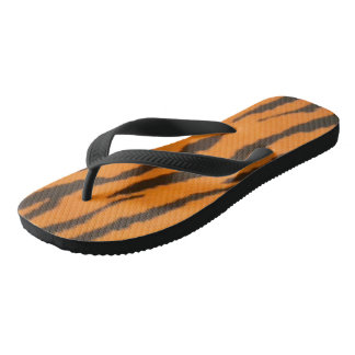 Chanclas Impresión silvestre tigre