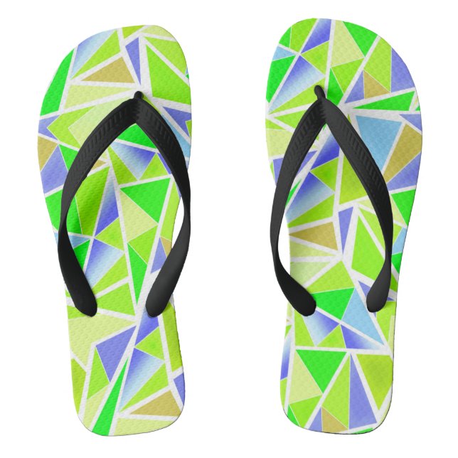 Chanclas Impresionante forma abstracta y geométrica moderna (Plantilla)