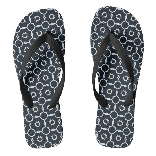 Chanclas Impreso geométrico (Plantilla)