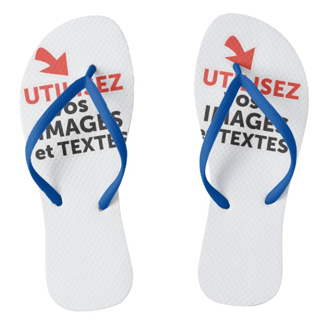 Chanclas Imprimos vos diseños en ligne DIY en Français (Plantilla)