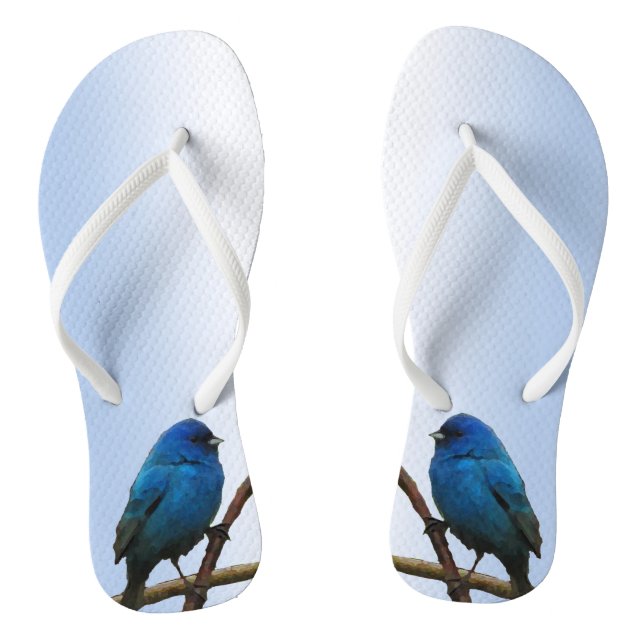 Chanclas Indigo Buntings Flip Flops (Plantilla)