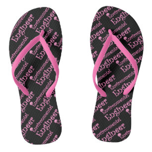 Chanclas Ingeniera Ambiental Rosa