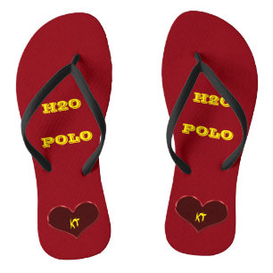 Chanclas Iniciales de edición de pies de polo de agua