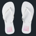 Chanclas Iniciales de la pareja | Sutil Gradación Rosa<br><div class="desc">Guay,  minimalista y moderno. ¡Gracias por tu compra!</div>