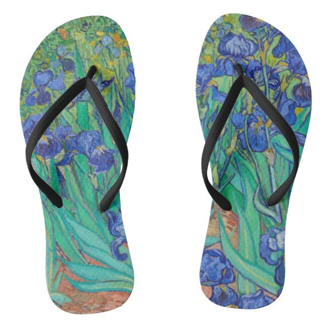 Chanclas Irises Vincent van Gogh (Plantilla)