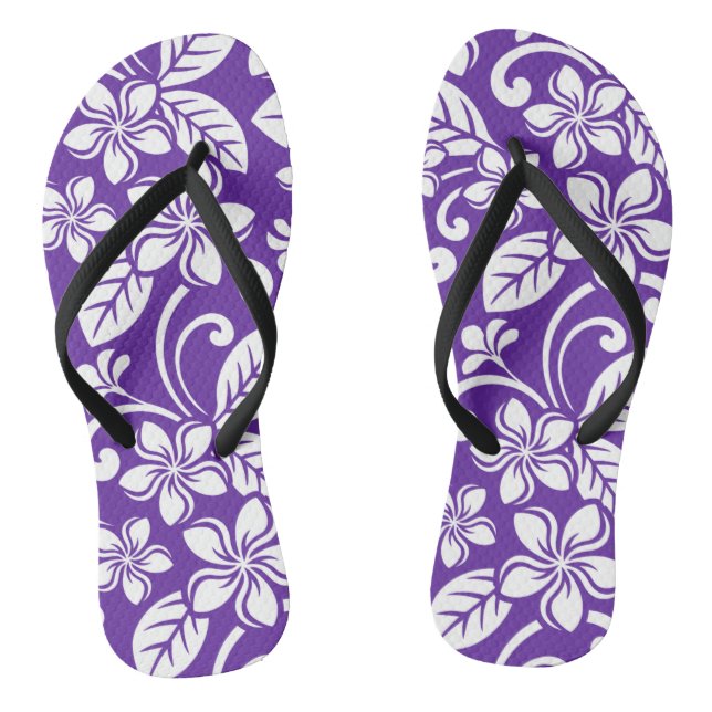 CHANCLAS ISLANDIA PLUMERIA (PURPLE) (Plantilla)