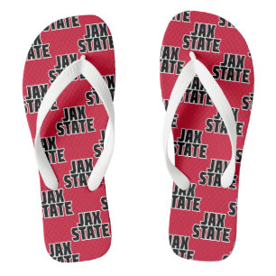 Chanclas Jacksonville State University JAX STATE Bold Texto