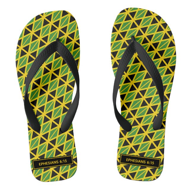 Chanclas JAMAICA FLAG: Carnaval personalizado (Plantilla)
