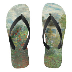 Chanclas Jardín de artistas monet en pintura argentina