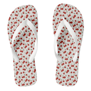 Chanclas Jardín de cerezas rojas de verano dulce