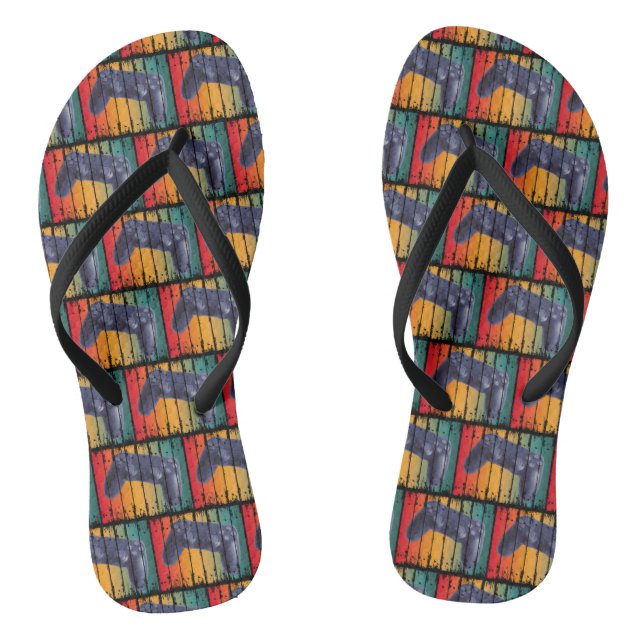 CHANCLAS JUEGO DE VIDEOJUEGOS RETRO VINTAGE CONTROLLER CONS (Plantilla)