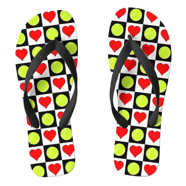 Chanclas Jugador de tenis de Chicas Cute (Plantilla)