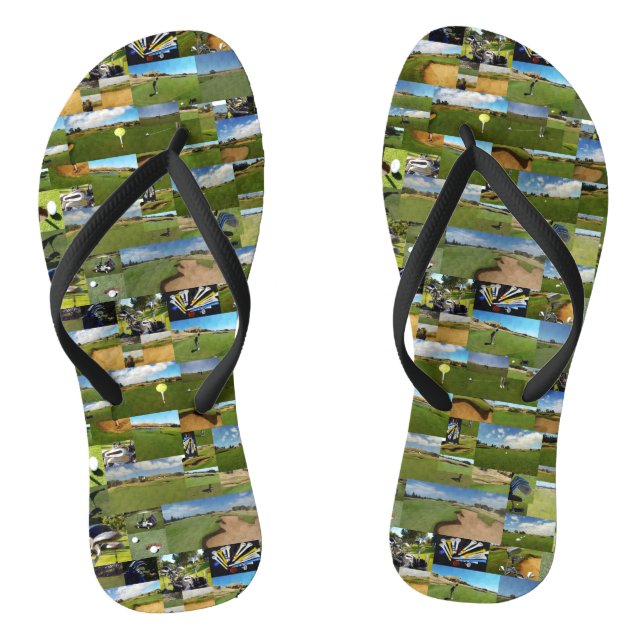 Chanclas Jugando al golf, Flip Flops (Plantilla)