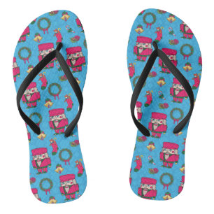 Chanclas Juguete del cascanueces del navidad, modelo azul