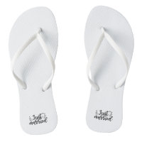Just Married Wedding Marriage Slippers