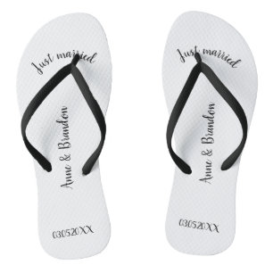 Chanclas Justamente married personalisierbare