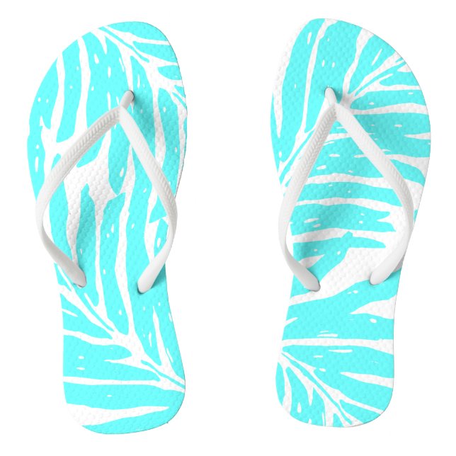 Chanclas Kahanu Garden Palm Leaves Hawaianas (Plantilla)