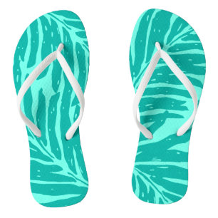 Chanclas Kahanu Garden Palm Leaves Hawaianas