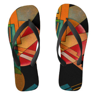 Chanclas Kandinsky - Interpretación abstracta