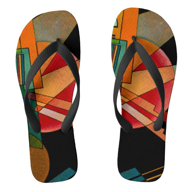 Chanclas Kandinsky - Interpretación abstracta (Plantilla)