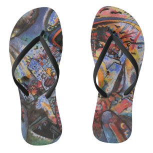 Chanclas Kandinsky Moscú I Cityscape Resumen Arte