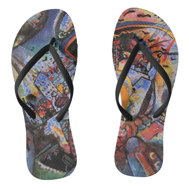 Chanclas Kandinsky Moscú I Cityscape Resumen Arte (Plantilla)